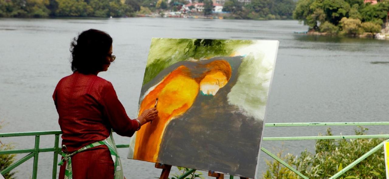 The Lake Resort Naukuchiatal Εξωτερικό φωτογραφία
